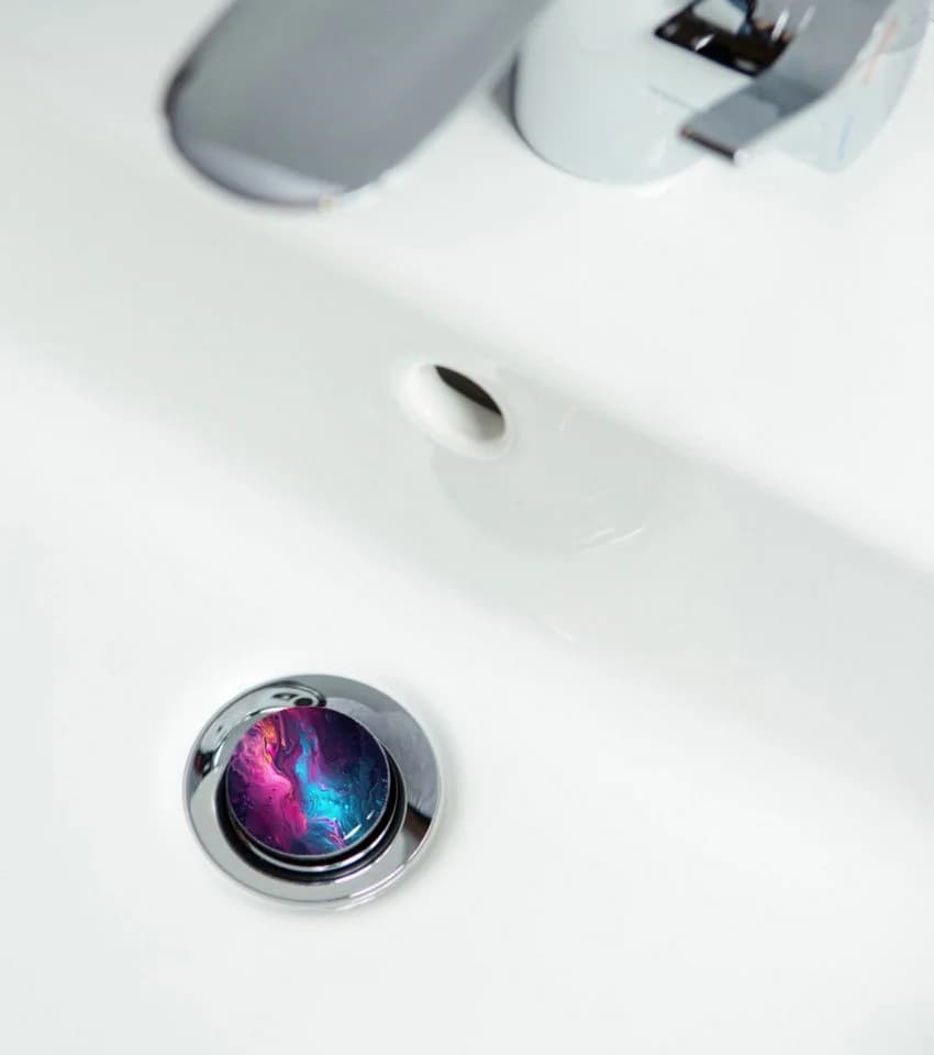 Sanilo Waschbeckenstöpsel Lumen Ø 4,0 cm Motiv Violett - Bild 3
