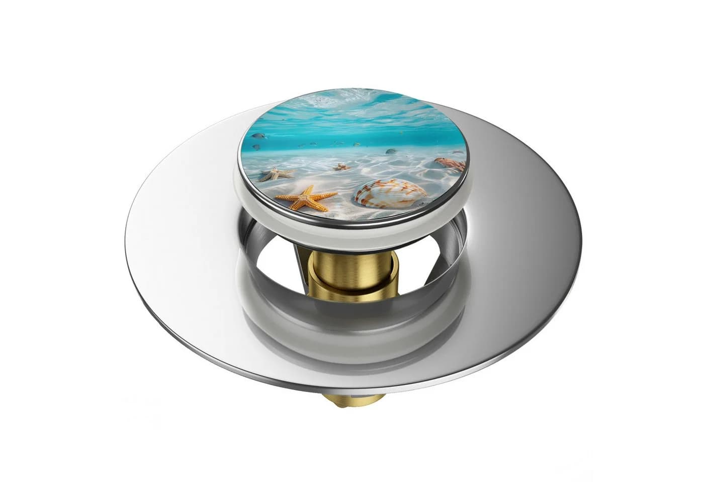 Sanilo Waschbeckenstöpsel Pop-Up Waterworld Blau Universell - Bild 2