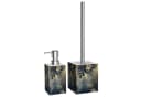 Sanilo Badaccessoire-Set 2-tlg. Grau Polyresin & Edelstahl Bild 1