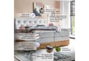 Belanoti Boxspringbett Marbo 180x200 mit Bettkasten und Visco-Topper Bild 4