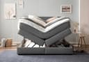 Belanoti Boxspringbett LOFT mit Bettkasten Anthrazit Bild 1