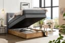 Belanoti Boxspringbett Marbo mit Bettkasten und Visco-Topper Bild 1