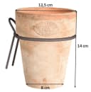 Dekowunder Terracotta Übertopf mit Wandhalterung Landhausstil Bild 5