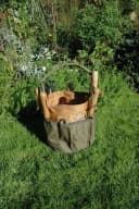 degawo Garten Werkzeugtasche rund Kanevas grün braun Bild 3