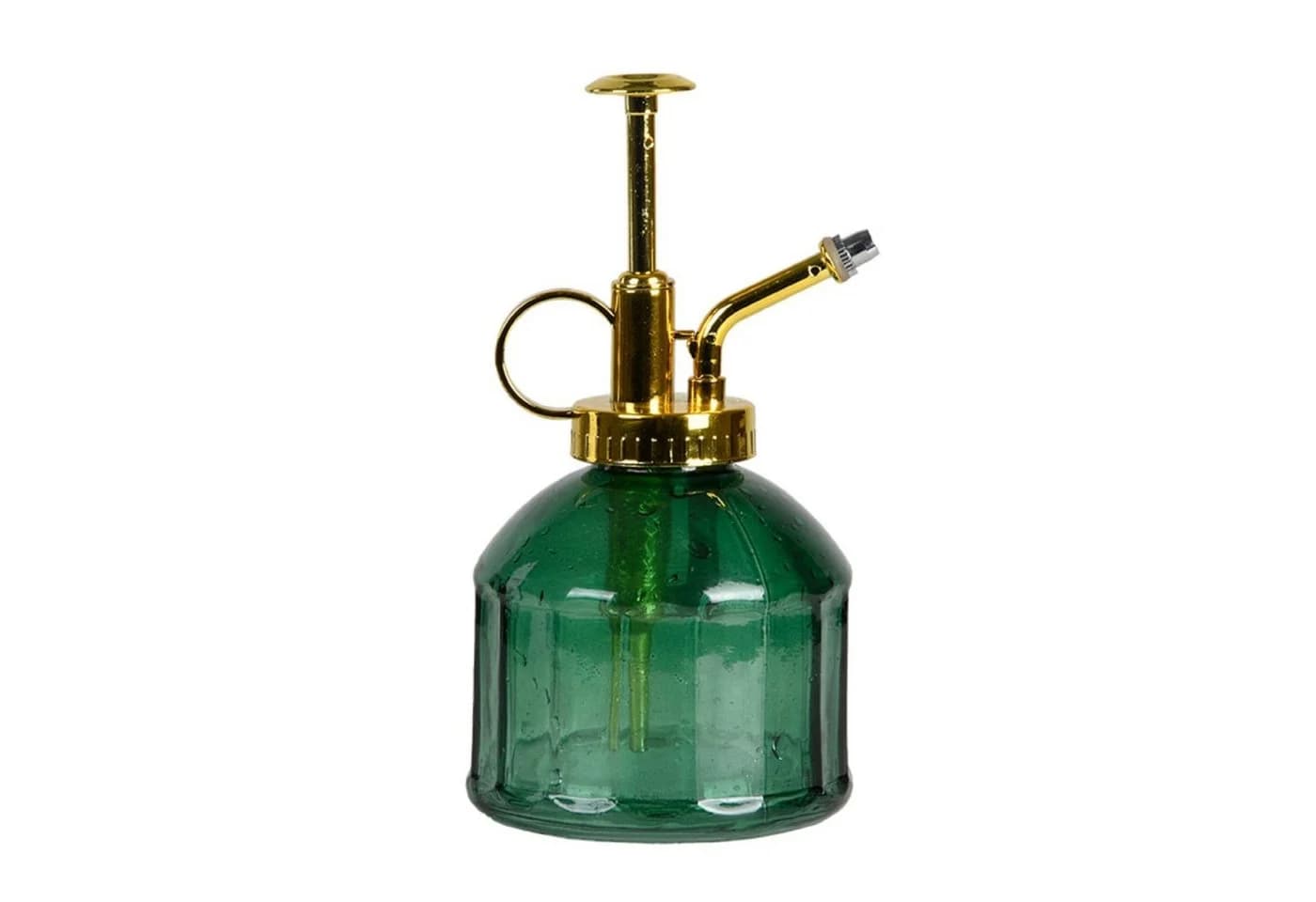 Dekowunder Zerstäuberflasche Glas Grün Gold 0,21L - Bild 2
