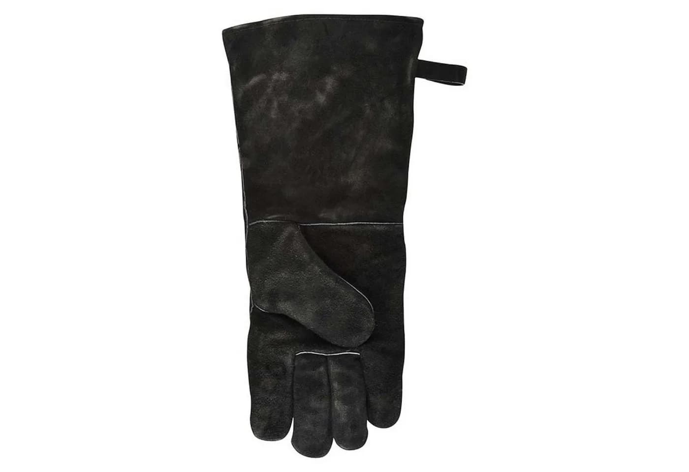 degawo Grill Handschuh Leder Extra Lang Schwarz Hitzebeständig - Bild 2