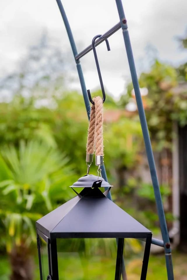 Dekowunder Wandhaken Kleiner S-Haken aus Eisen 15 cm – stabiler Halter in Schwarz - Bild 2