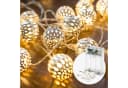 COZY HOME LED-Lichterkette Marokkanisch Silber 20 LEDs Timer Bild 2