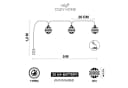 COZY HOME LED-Lichterkette Marokkanisch Silber 20 LEDs Timer Bild 4