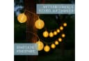 COZY HOME LED-Lichterkette Lampion Weiß Transparent 7m Timer Solar Bild 1