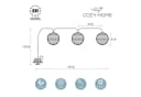 COZY HOME LED-Lichterkette Lampion Weiß Transparent 7m Timer Solar Bild 3