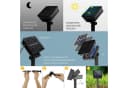 COZY HOME LED-Lichterkette Lampion Weiß Transparent 7m Timer Solar Bild 4