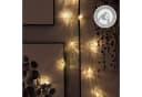 COZY HOME LED-Lichterkette Herz 20 LEDs 5m Timer-Funktion Warmweiß Bild 1