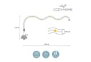 COZY HOME LED-Lichterkette Schlauch 200 LEDs 12m Solar & Stecker Bild 3