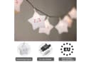 COZY HOME LED-Lichterkette Stern 20 LEDs Warmweiß 5m Timer Bild 4