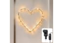 COZY HOME LED-Lichterkette Herz Lichterkranz warmweiß mit Stecker Bild 2