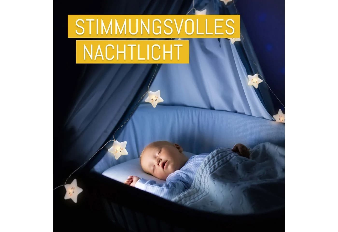 COZY HOME LED Lichterkette Sterne 20x App-Steuerung Dimmbar - Bild 3