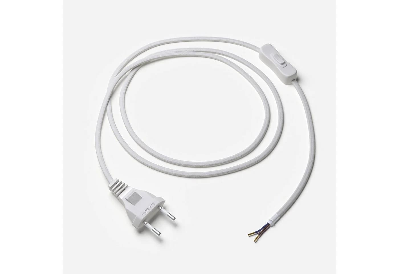 Lightstock Textilkabel-Zuleitung mit Schalter und Euro-Stecker - Bild 2