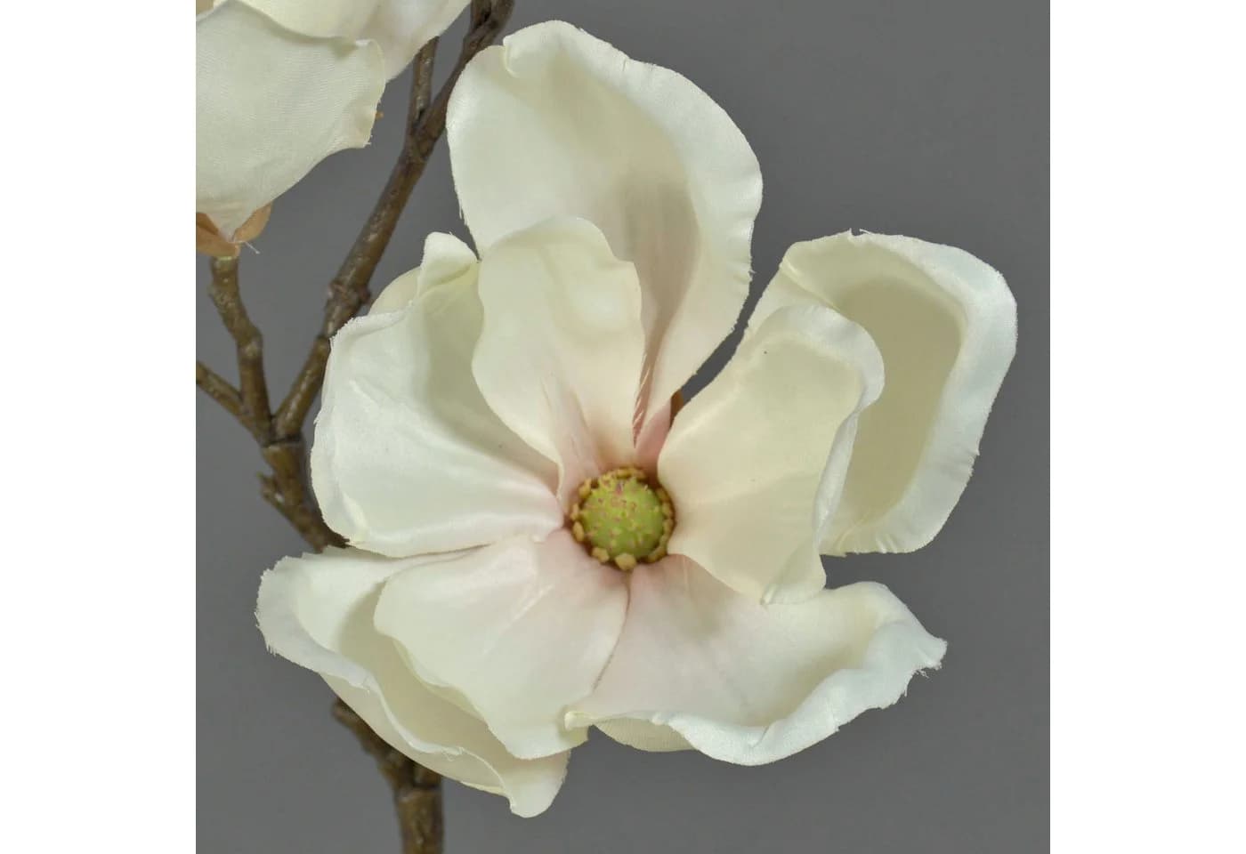 Kunstzweig Künstlicher Magnolien Zweig MALBINE Weiß-Rosa 50cm artplants