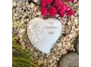 Radami Grabherz Gedenkstein Grau mit 3D Rose Bild 2