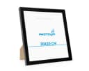PHOTOLINI Bilderrahmen Modern Schwarz MDF 20x20 cm Bild 2