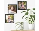 PHOTOLINI Bilderrahmen Modern Schwarz MDF 20x20 cm Bild 4
