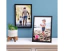 PHOTOLINI Bilderrahmen Schwarz Modern Acrylglas MDF A4 Bild 1