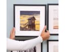 PHOTOLINI Bilderrahmen Set 4er Schwarz Quadratisch MDF Bild 4