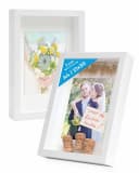 PHOTOLINI 3D-Objektrahmen 2er Set Weiß mit Glasscheibe Bild 2