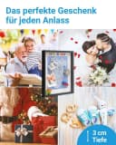 PHOTOLINI 3D-Objektrahmen 2er Set Weiß mit Glasscheibe Bild 4