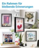 PHOTOLINI 3D-Objektrahmen 2er Set Weiß mit Glasscheibe Bild 5