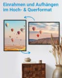 PHOTOLINI Bilderrahmen 2er Set Schwarz MDF Modern Bild 4