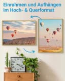 PHOTOLINI Bilderrahmen 3er Set Gold MDF Acrylglas 50x70 cm Bild 4