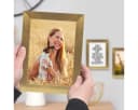 PHOTOLINI Bilderrahmen 3er Set Gold MDF mit Acrylglas Bild 4