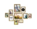 PHOTOLINI Bilderrahmen 10er Set Gold MDF Holz Bild 2