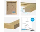 PHOTOLINI Bilderrahmen 10er Set Gold MDF Holz Bild 3