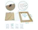 PHOTOLINI Bilderrahmen 10er Set Gold MDF Holz Bild 5