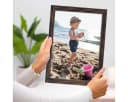 PHOTOLINI Bilderrahmen 3er Set Eiche Dunkel MDF Acrylglas Bild 4