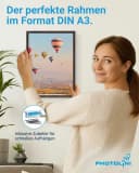 PHOTOLINI Bilderrahmen 3er Set A3 Eiche Dunkel Modern Bild 1