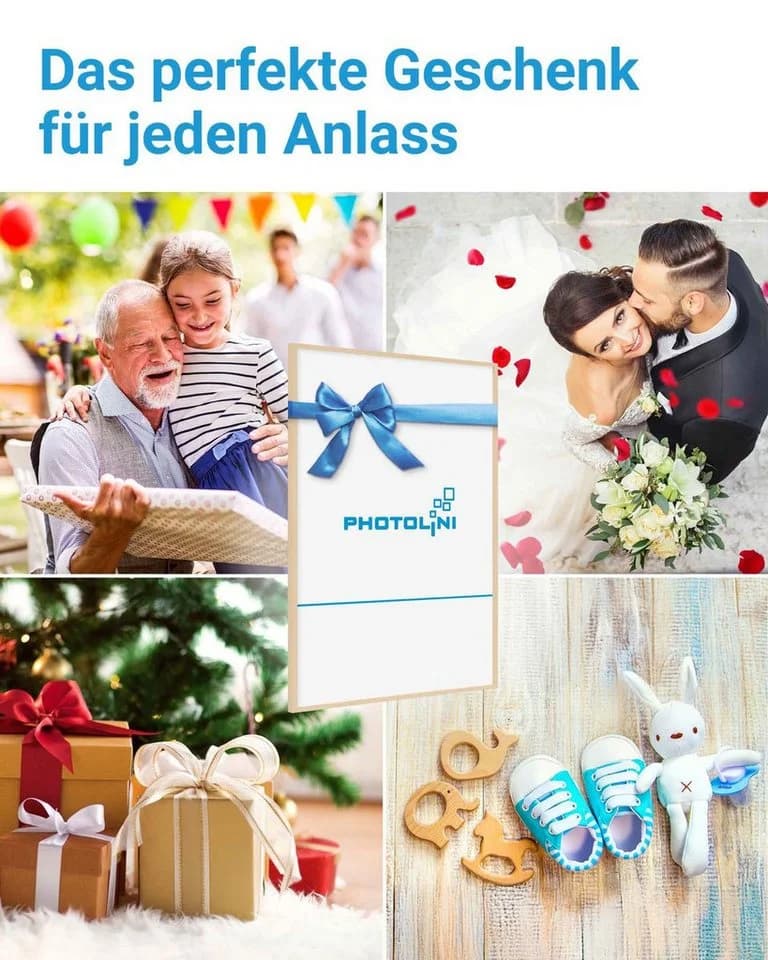 PHOTOLINI Bilderrahmen 3er Set A3 Eiche Dunkel Modern - Bild 5