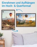 PHOTOLINI Bilderrahmen Modern Eiche Dunkel 40x60 cm Bild 4