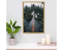 PHOTOLINI Bilderrahmen Modern Gold 30x45 cm mit Acrylglas Bild 1