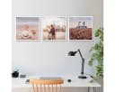 PHOTOLINI Bilderrahmen 3er Set Weiß MDF 50x50 cm Bild 1