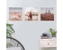 PHOTOLINI Bilderrahmen 3er Set Weiß MDF 50x50 cm Bild 4