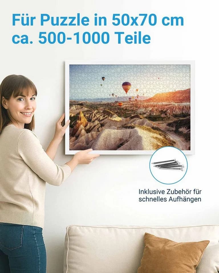 PHOTOLINI Puzzlerahmen Acrylglas 50x70 cm - Bild 3