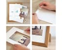 PHOTOLINI Passepartout 25x25 cm Weiß Schrägschnitt Bild 5