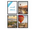 PHOTOLINI Bilderrahmen Set 4er Schwarz MDF 30x40 cm Bild 2