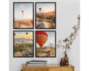 PHOTOLINI Bilderrahmen Set 4er Schwarz MDF 30x40 cm Bild 4