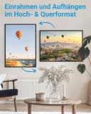 PHOTOLINI Bilderrahmen A1 Schwarz MDF mit Acrylglas Bild 4