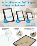 PHOTOLINI Bilderrahmen Set 10er Set No.3 MDF Holz Acrylglas Bild 3